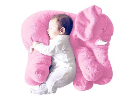 Baby Elephant Shaped Pillow (Pink) Sale