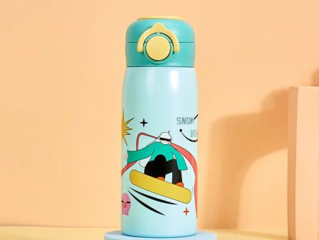 Animated Stainless Steel Water Bottle (400ml) Cheap