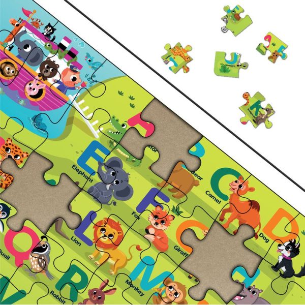 Alphabets Voyage Jigsaw Puzzle 24 Piece Puzzle for Kids Hot on Sale