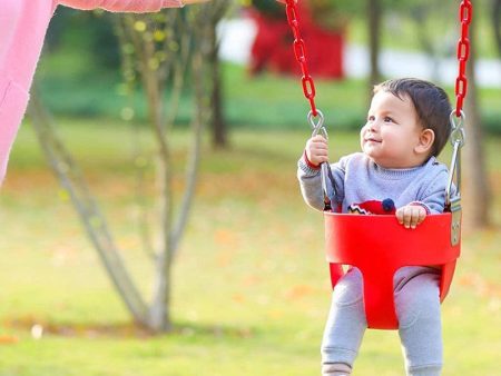 Flexible High Back Full Bucket Chair Swing (Red) Online