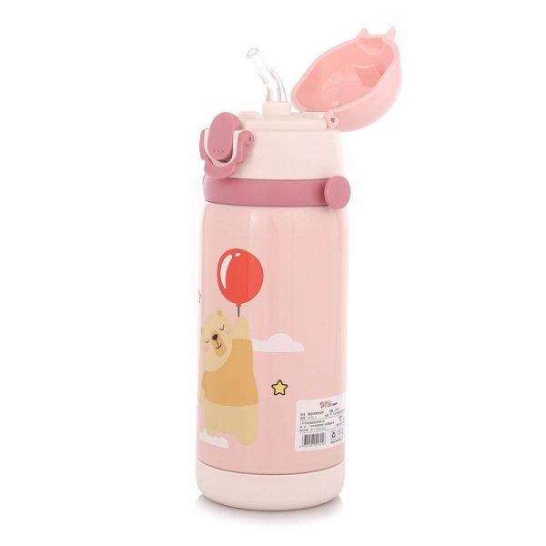 Bear and Ballon Hot & Cold Vacuum Water Bottle (450 ml) Online Hot Sale