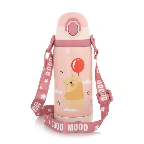 Bear and Ballon Hot & Cold Vacuum Water Bottle (450 ml) Online Hot Sale