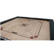 Carrom Board International for Professionals with Free Coins Striker Boric Powder - 36 inches Supply