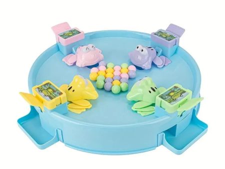 Hungry Frogs Bean Board Game for 4 Players (Assorted Colours) Sale