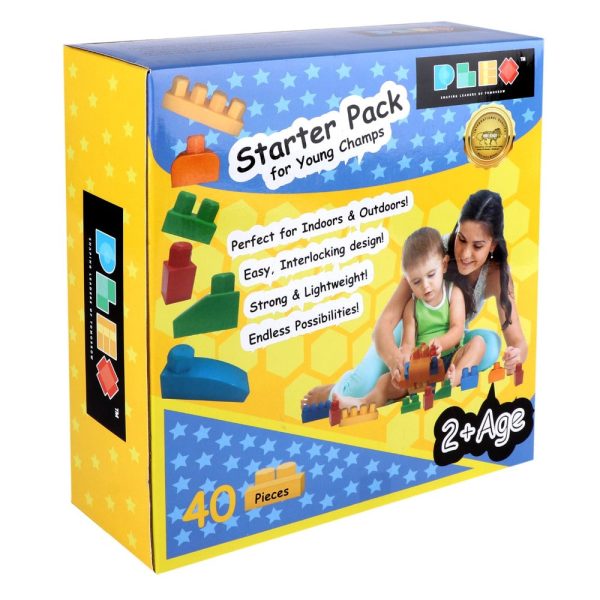 Building Blocks Starter Pack - 40 Pieces For Sale