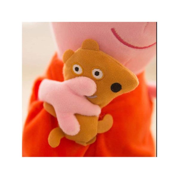 Brother Pig and Sister Pig Soft Toys Combo (Blue Pink) | Height 30 cm Discount