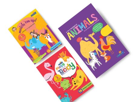 Animal Themed Combo of Joy (Combo of 3) | Fun and Interactive Set for Early Learning) - English Online Sale