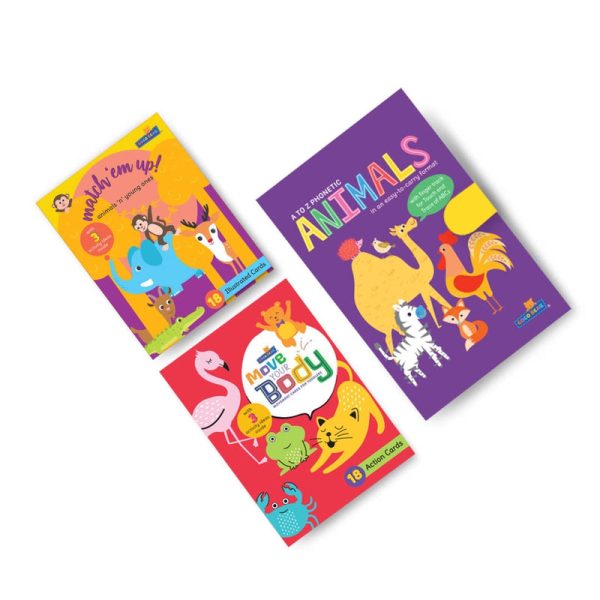 Animal Themed Combo of Joy (Combo of 3) | Fun and Interactive Set for Early Learning) - English Online Sale