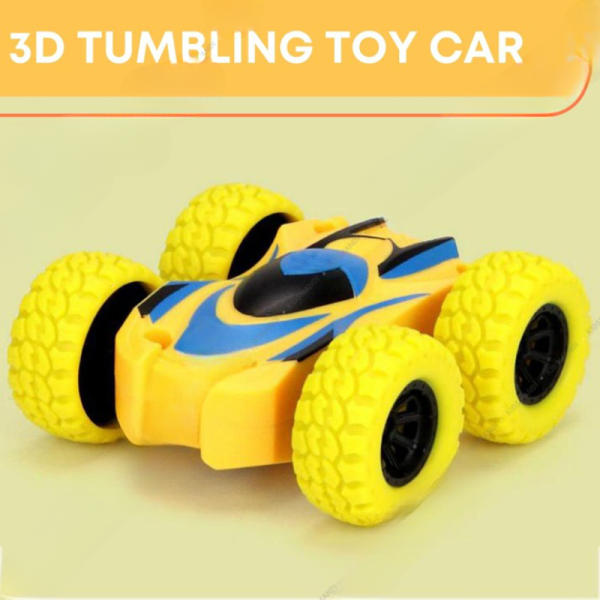 3D Tumbling Car Toy (Friction Powered Pull Back 360 Stunt Action) For Cheap