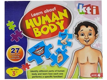 Human Body Parts Puzzle Board Learning Educational Games (27 Puzzles Pieces) Online now