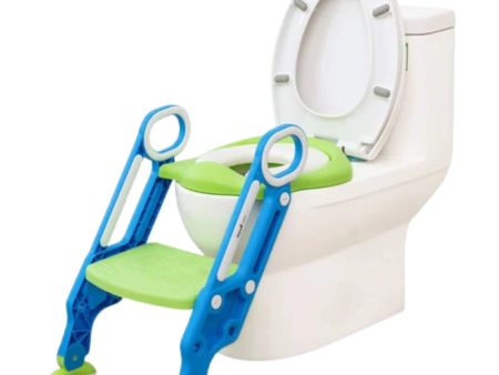 Baby Potty Non-Slippery and Foldable Training Seat with Safe Handrails and Ladder Discount