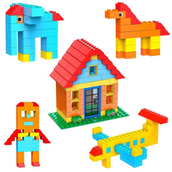 Brick Crafter Colourful Building Blocks (144 Pieces Blocks)  Best Block Game Toy (Multicolor) Discount