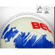 Belco Premium White Love Football (1 football with needle) (Size 5) | 11+ Years Discount