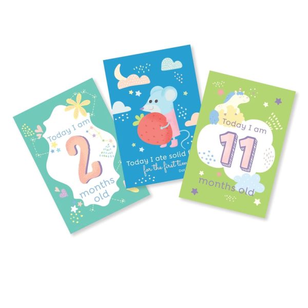 Baby Milestone Cards (Pack of 30) Fashion