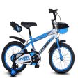 BMX Cycle with Training Wheel Single Speed with Complete Accessories (Blue White) | 16 Inch (COD not Available) Online Sale