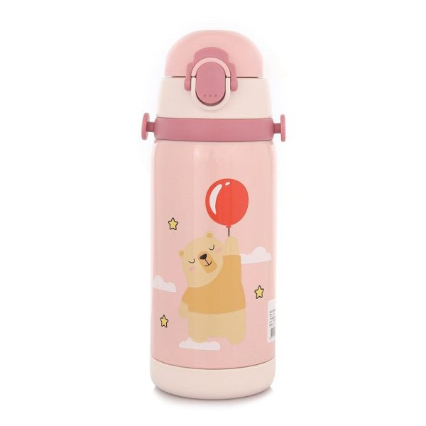 Bear and Ballon Hot & Cold Vacuum Water Bottle (450 ml) Online Hot Sale