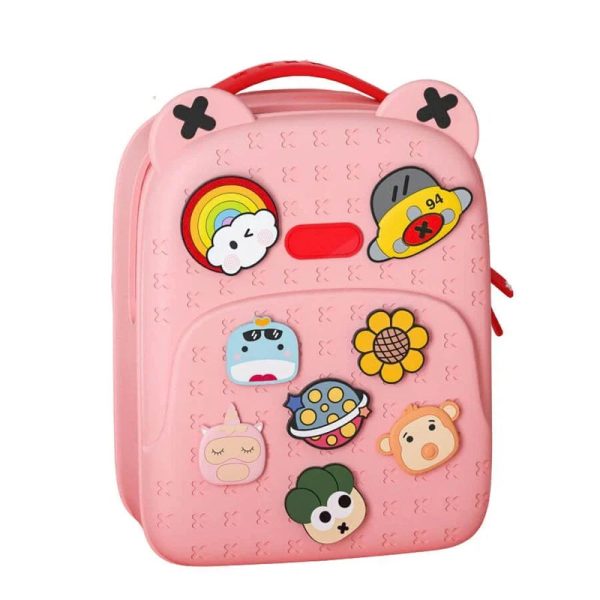 Blush Pink Tic Tac Movable Trinkets Backpack For Discount