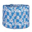 Baby Crib Bedding Bumper Teddy Print (Blue) For Cheap