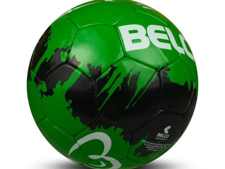 Belco Premium Green Love Football  (1 football with needle) (Size 5) | 11+ Years For Cheap