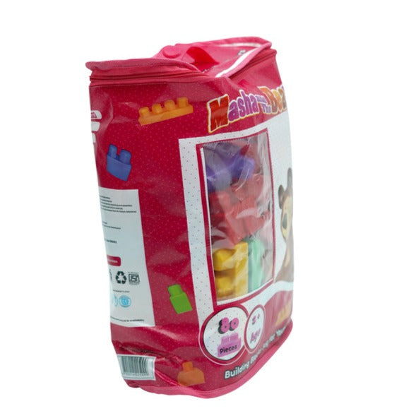 Building Blocks Bag Pack (80 Pieces) - Multicolour Online Sale