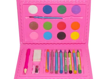 Art Supplies with Portable Art Box (24 Pieces) Cheap