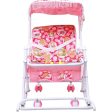 Baby Stroller cum Swing (Multi, Pink) Fashion