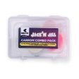 Belco Carrom Coins Combo Pack (24 Premium Carrom Coins, 25.5 mm Strikers , 2 Disco Powders) | 7+ Years For Discount