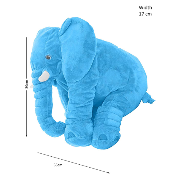 Baby Elephant Shaped Pillow (Blue) Online Sale