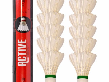 Active Feather Shuttlecock | 10 Shuttles in a pack Sale