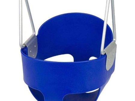 Flexible High Back Full Bucket Chair Swing (Blue) For Sale