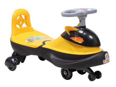 Twist, Magic and Swing Car Ride Ons for Kids(Strong Durable Quality with Musical Horn on Steering)9030 E Yellow Online