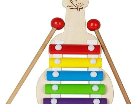 Xylophone Guitar Wooden Toy | 5 Nodes | Kids First Musical Sound Instrument Toy Online Sale