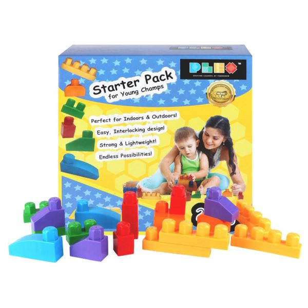 Building Blocks Starter Pack - 40 Pieces For Sale