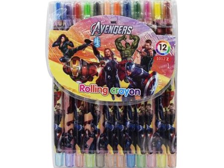 Cartoon Printed Rolling Crayons - Avengers Hot on Sale