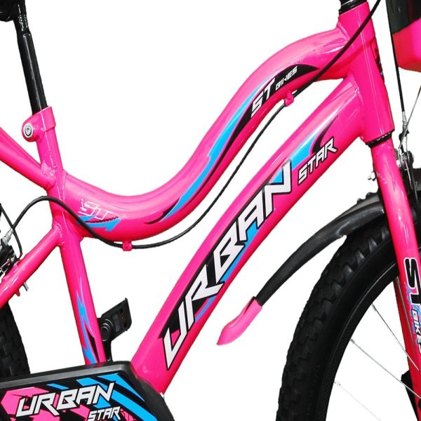 Benzo 20T Bicycle (Frame Size- 12, 20 Inch) | Pink (COD not Available) Discount