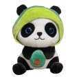 Avocado Panda Teddy Animal Soft Toy (Multicolour) Fashion