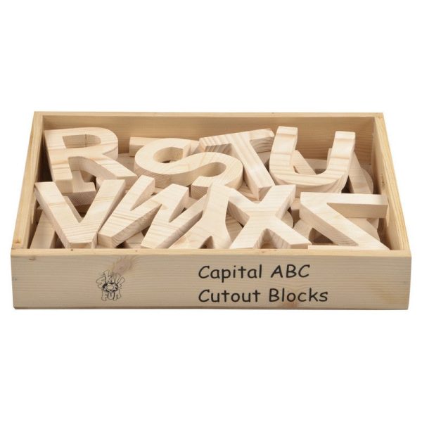 Capital ABC Cutout Block (A-Z) Online Sale