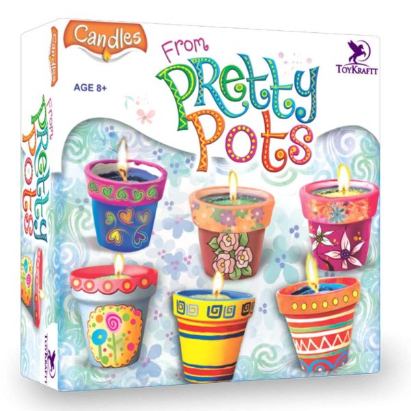 Candles From Pretty Pots (DIY Kit) For Cheap