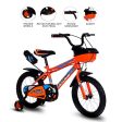 BMX Cycle with Training Wheel Single Speed with Complete Accessories (Orange) | 16 Inch COD not Available Online Hot Sale