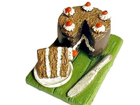 Black Forest Cake Miniature Food Fridge Magnet on Sale