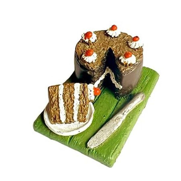 Black Forest Cake Miniature Food Fridge Magnet on Sale