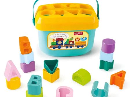 Alphabets And Shapes Learning Building Blocks | Baby Building Block Toys For Kids Supply