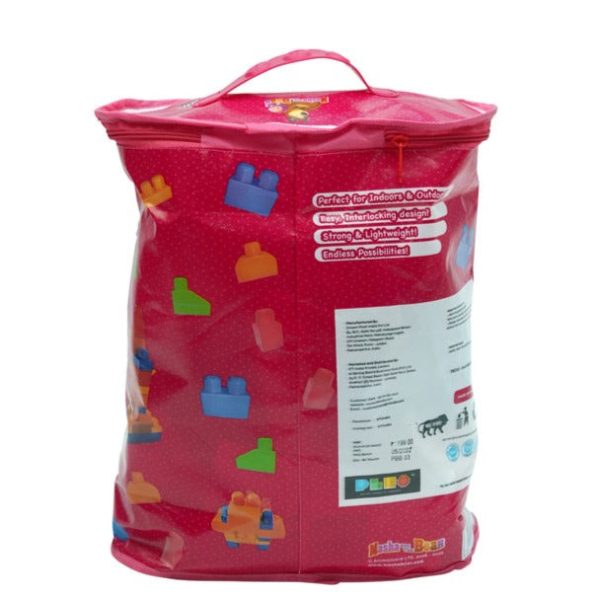 Building Blocks Bag Pack (80 Pieces) - Multicolour Online Sale