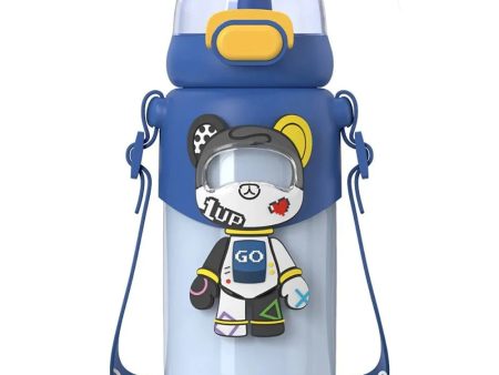 Astro Bear Water Bottle (460ml) | Blue Online Hot Sale