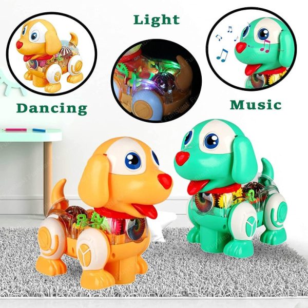 Dog Toy for Kids – 360 Degree Rotating Toy with Flashing Light &  Sound For Discount