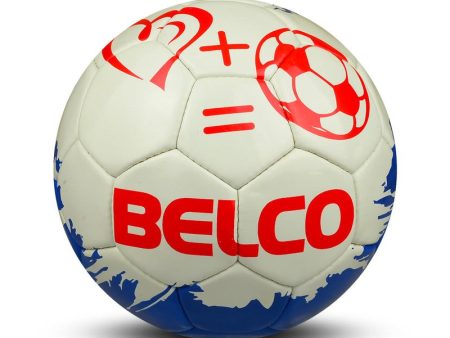 Belco Premium White Love Football (1 football with needle) (Size 5) | 11+ Years Discount