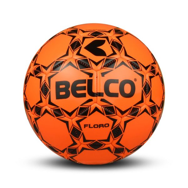 Belco Floro Orange Football (1 football with needle) (Size 5) | 11+ Years Online now