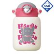 Astro Theme Water Bottle With Hologram Effect Matching Bottle Cover (550ml) | Pink Fashion