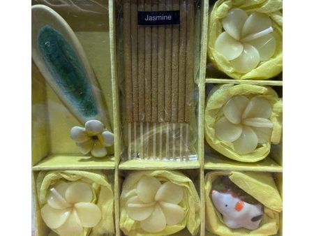 Candle, Incense and Aroma Set (Apple) Online