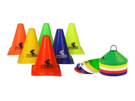 Belco Training Cone Set (10 Cones , 20 Space Marker) | 8+ Years Online now